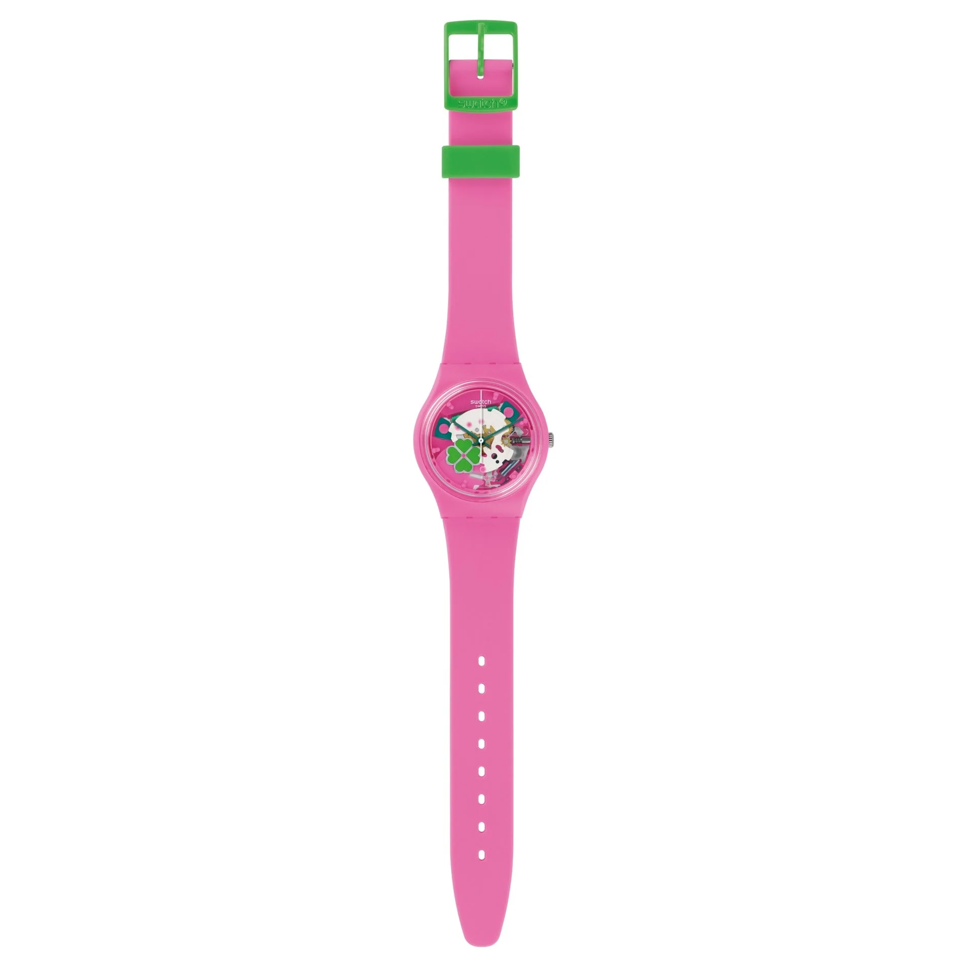 GP147 Reloj Swatch Flowerfull unisex correa de silicona - Image 2