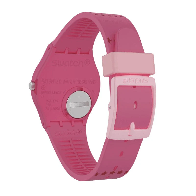 GP160 Reloj Swatch Coeur De Manege de dama banda de silicona 34 mm - Image 3