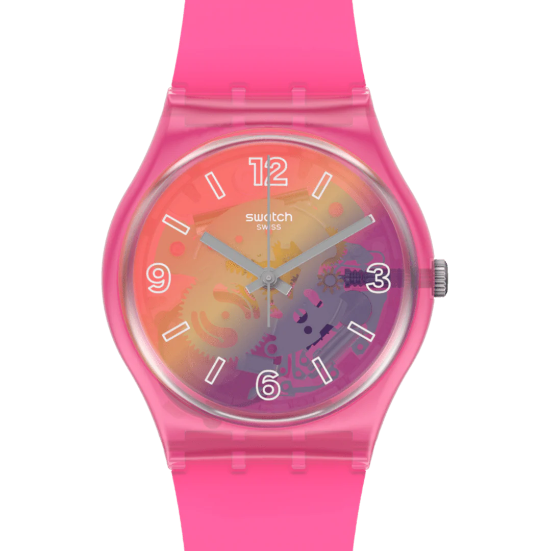 GP174 Reloj Swatch Orange Disco Fever de mujer banda de resina - Image 3