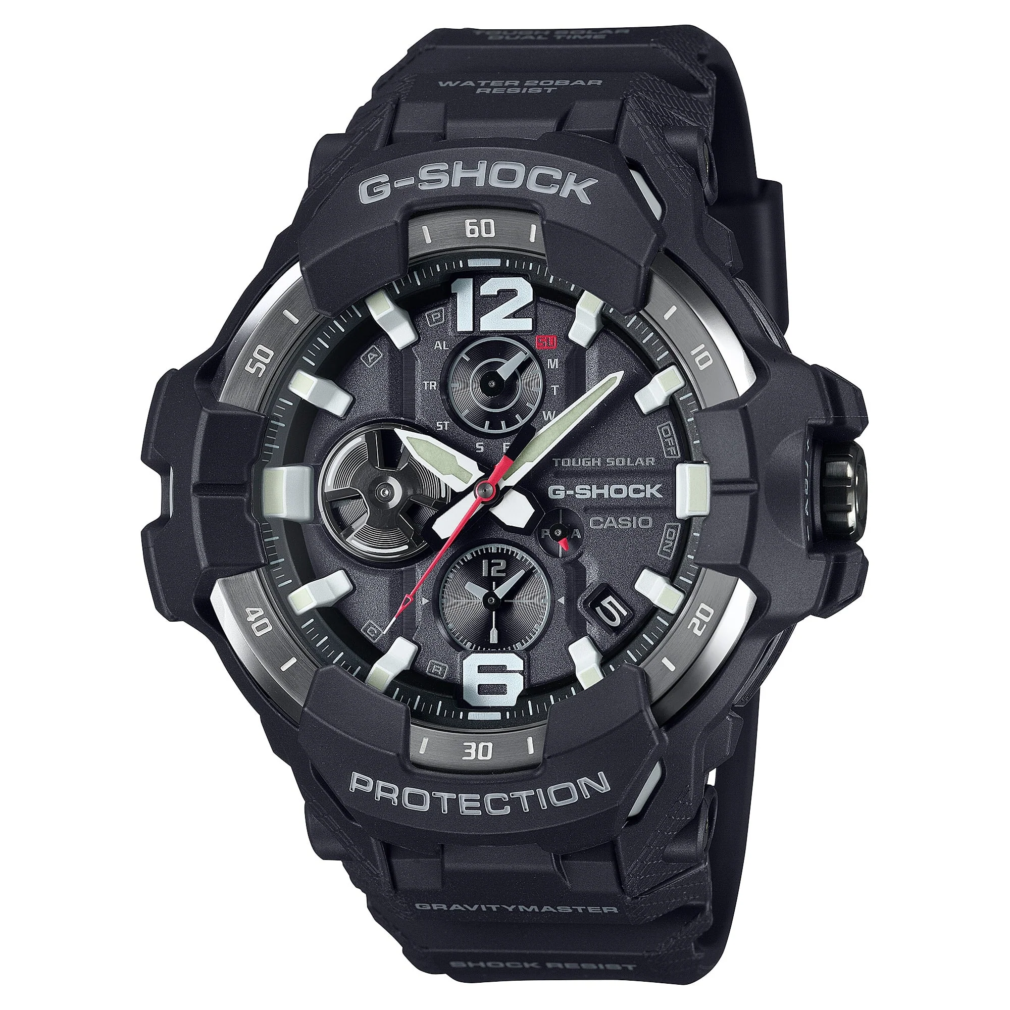 GR-B300-1A G-Shock Master of G-Aire Gravitymaster Reloj para Caballero Pulsera de Caucho con Bluetooth
