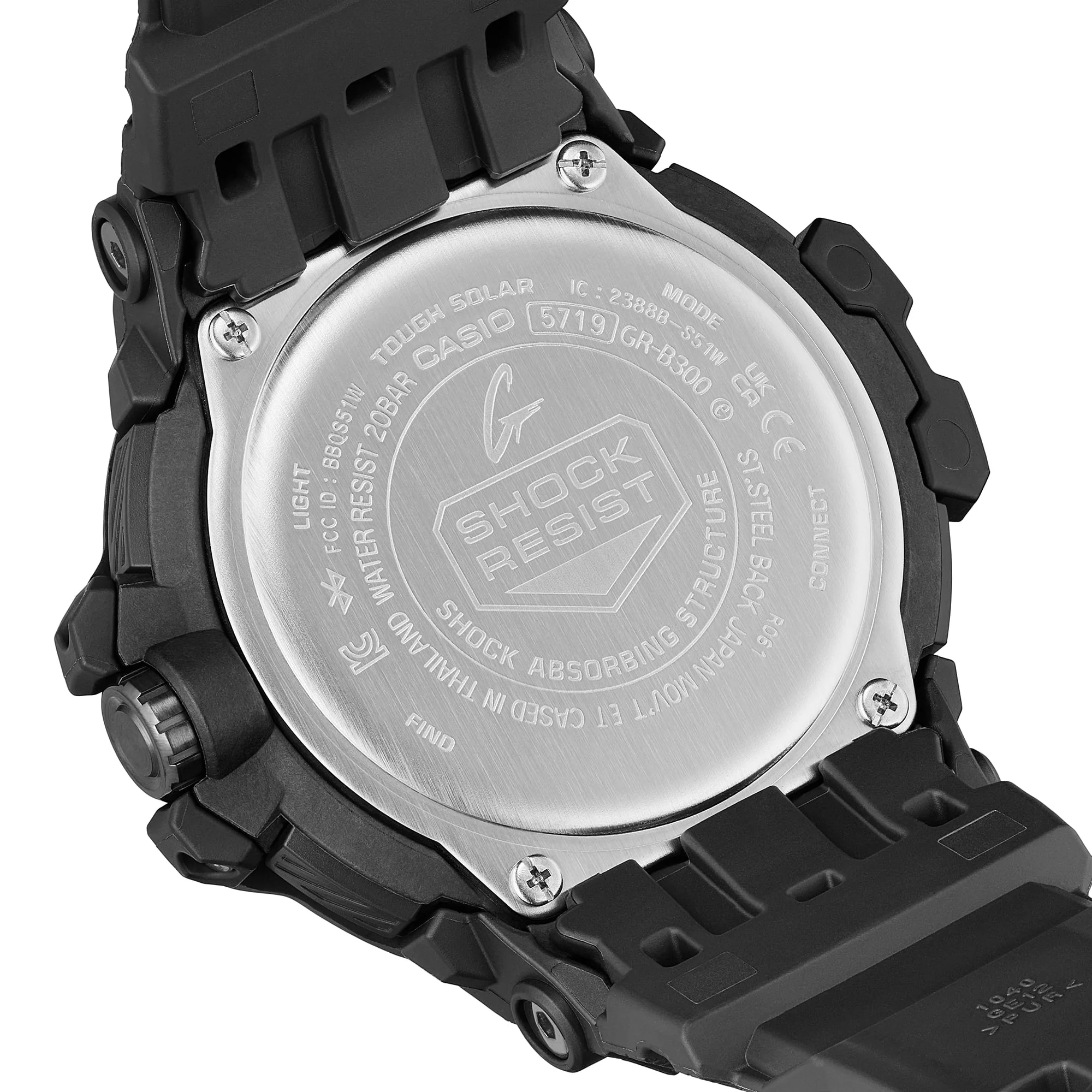 GR-B300-1A G-Shock Master of G-Aire Gravitymaster Reloj para Caballero Pulsera de Caucho con Bluetooth - Image 12