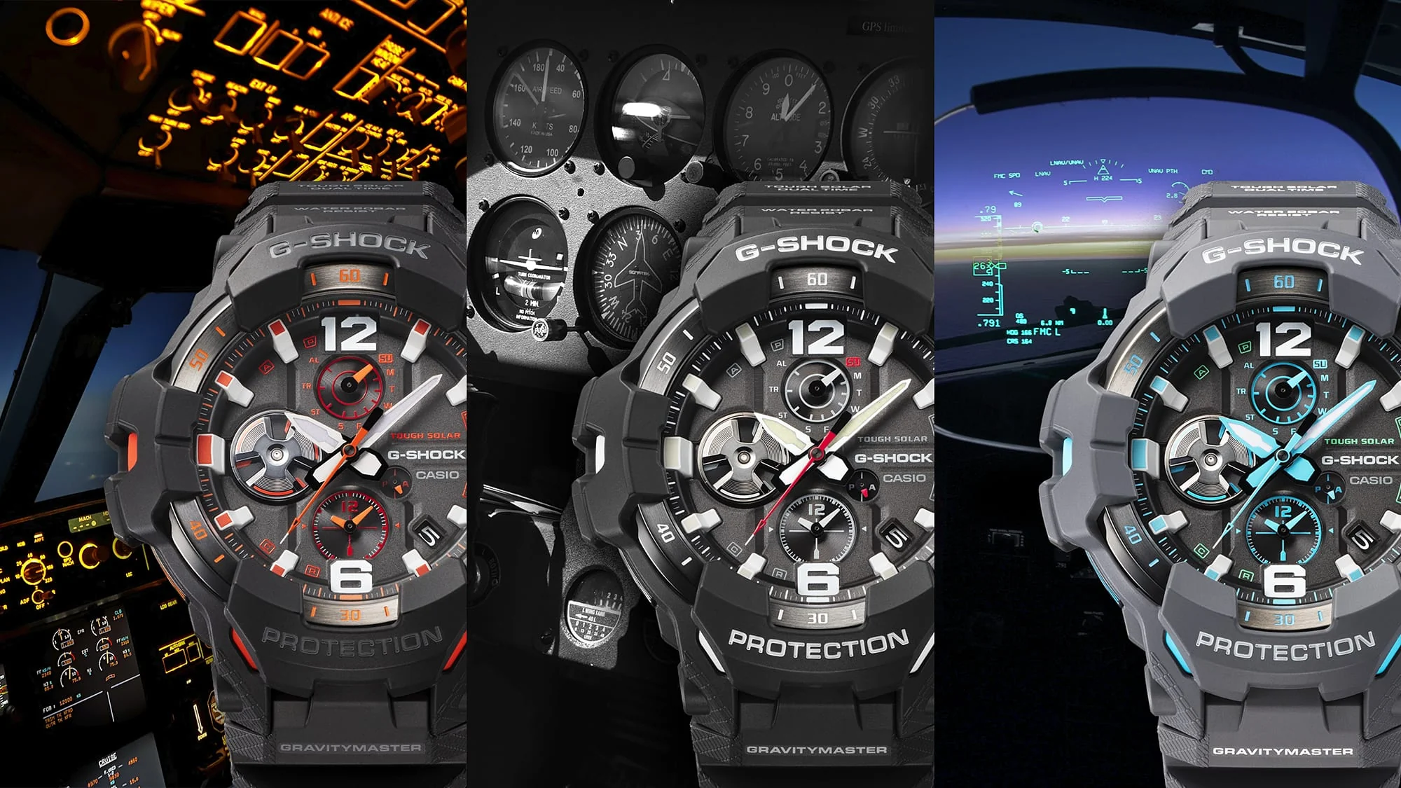 GR-B300-1A G-Shock Master of G-Aire Gravitymaster Reloj para Caballero Pulsera de Caucho con Bluetooth - Image 8