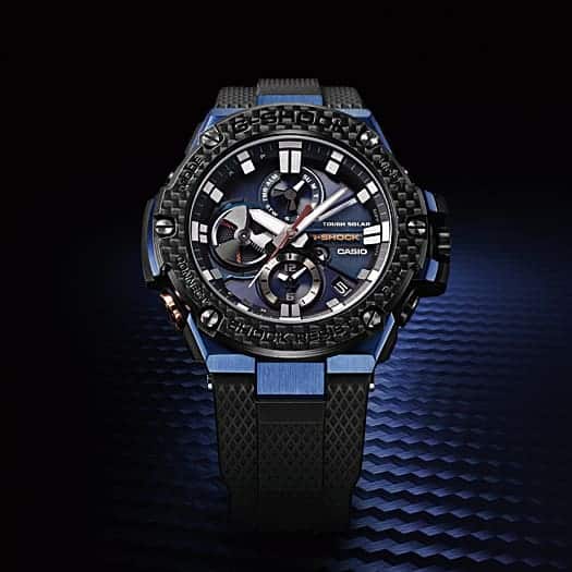 GST-B100XB-2A G-Shock G-Steel Carbono Reloj para Caballero Pulsera de Goma - Image 4