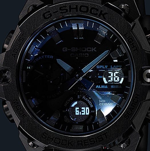 GST-B400D-1A G-Shock G-Steel Carbono Reloj para Hombre Pulsera de Acero Inoxidable con Bluetooth - Image 2