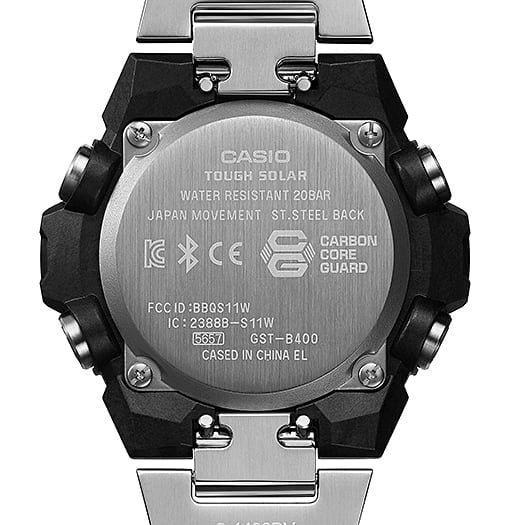 GST-B400D-1A G-Shock G-Steel Carbono Reloj para Hombre Pulsera de Acero Inoxidable con Bluetooth - Image 3