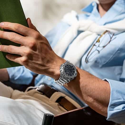 GST-B400D-1A G-Shock G-Steel Carbono Reloj para Hombre Pulsera de Acero Inoxidable con Bluetooth - Image 5