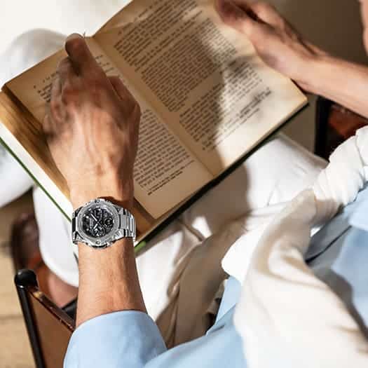 GST-B400D-1A G-Shock G-Steel Carbono Reloj para Hombre Pulsera de Acero Inoxidable con Bluetooth - Image 6