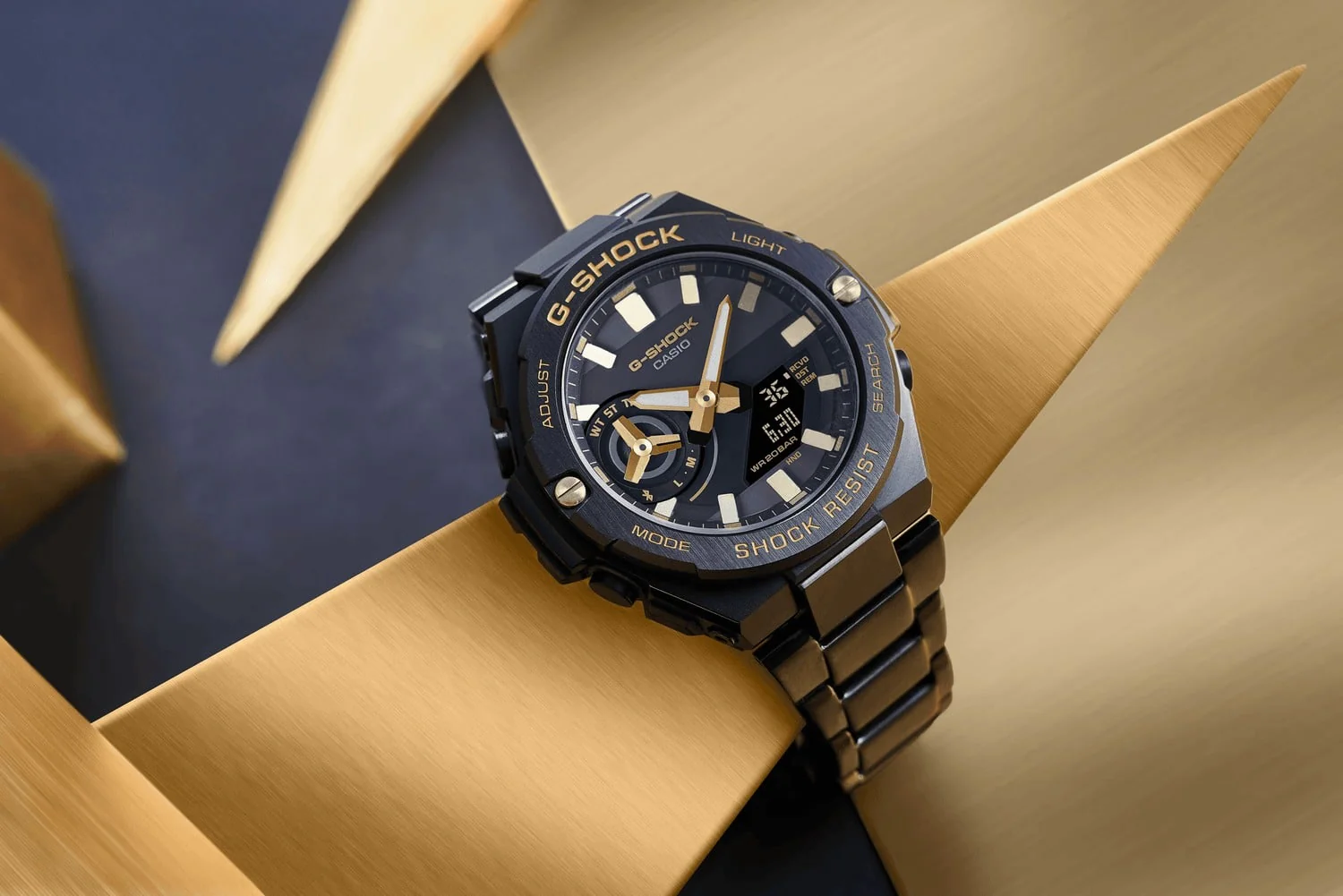 GST-B500BD-1A9 G-Shock G-Steel Reloj para Caballero Pulsera de Metal con Bluetooth - Image 2