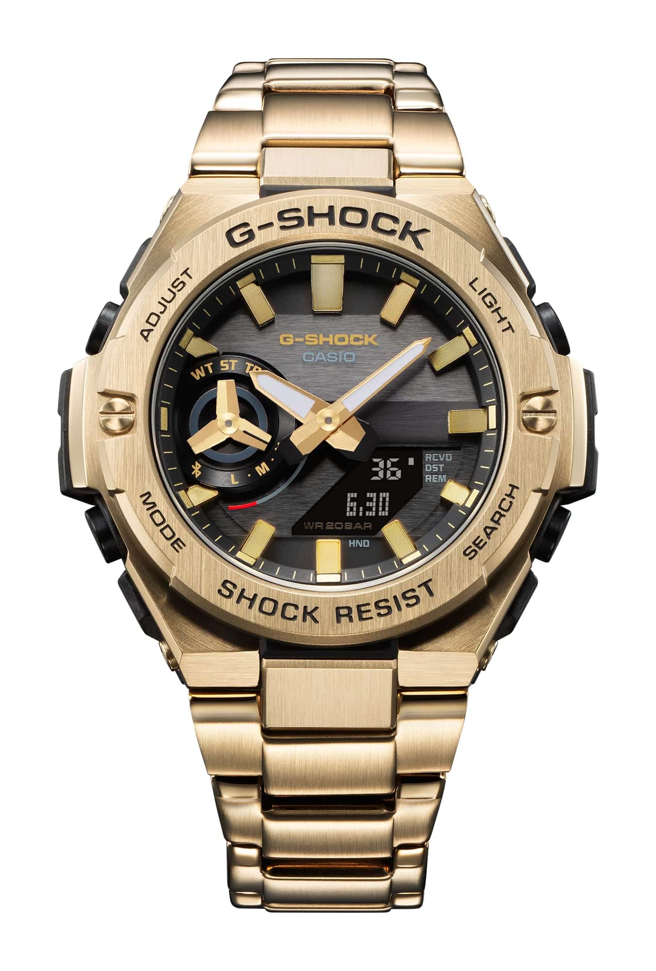 GST-B500GD-9A G-Shock G-Steel Reloj para Hombre Pulsera de Acero Inoxidable con Bluetooth - Image 2