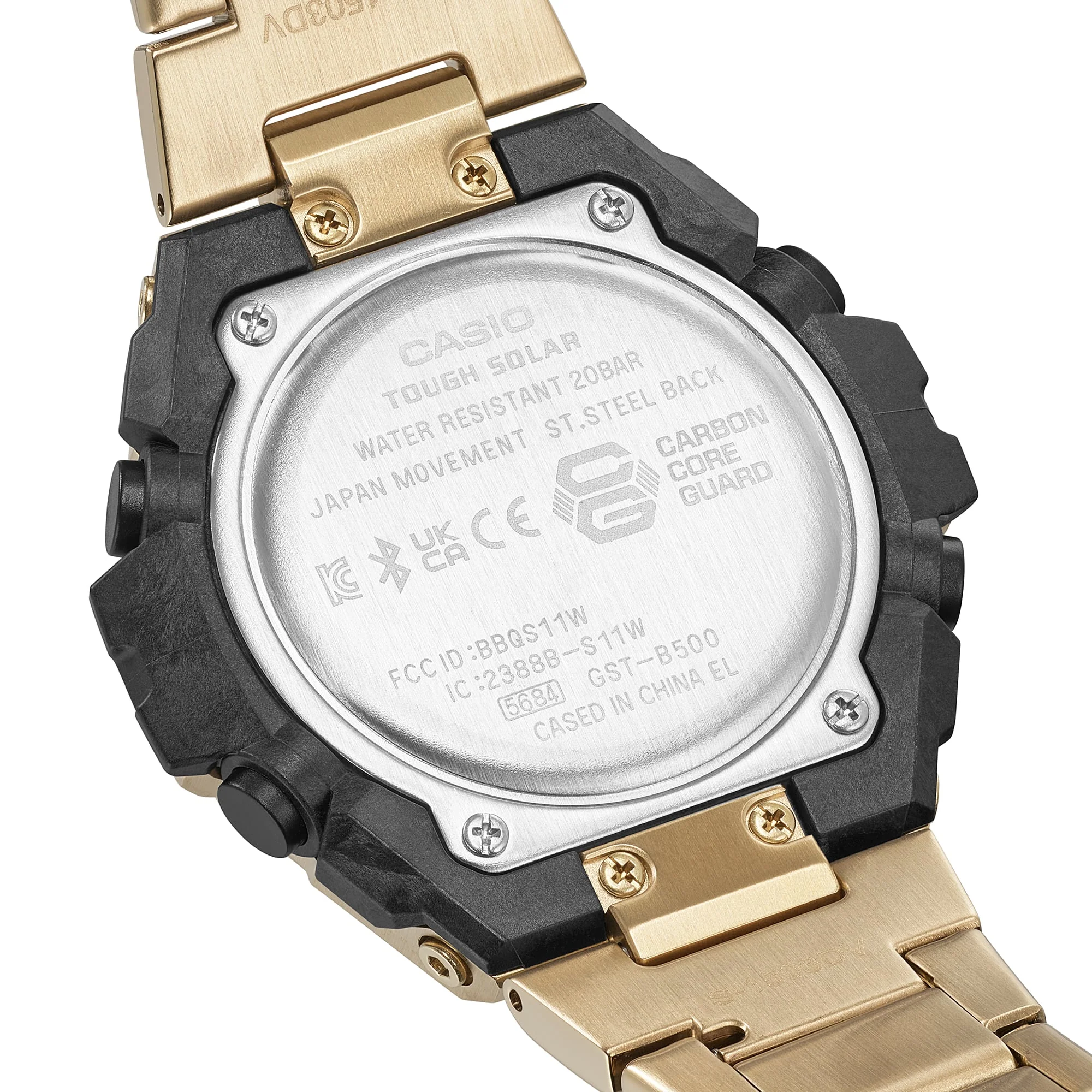 GST-B500GD-9A G-Shock G-Steel Reloj para Hombre Pulsera de Acero Inoxidable con Bluetooth - Image 5