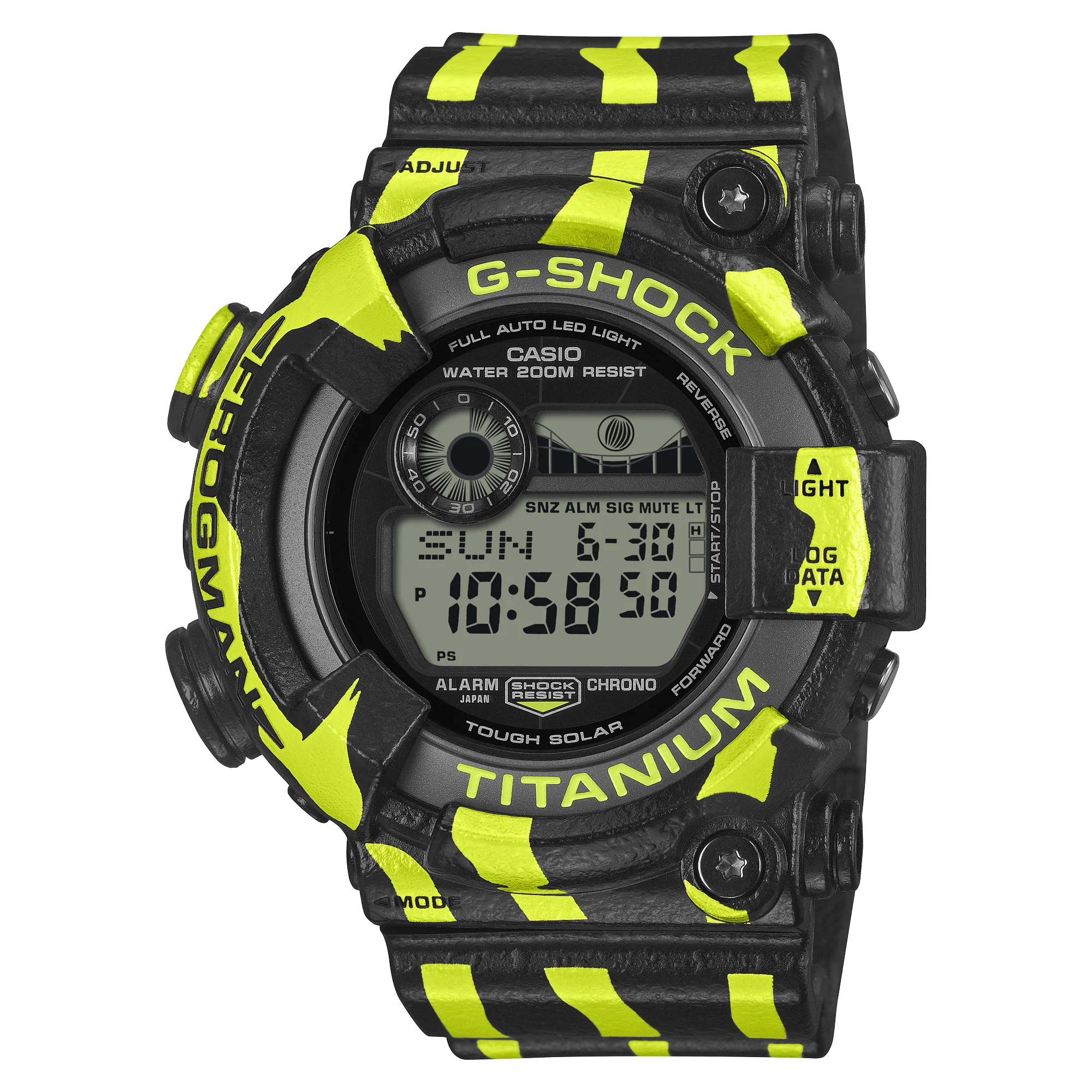 GW-8200TPF-1 Reloj G-Shock Frogman Master of G de caballero correa de silicona