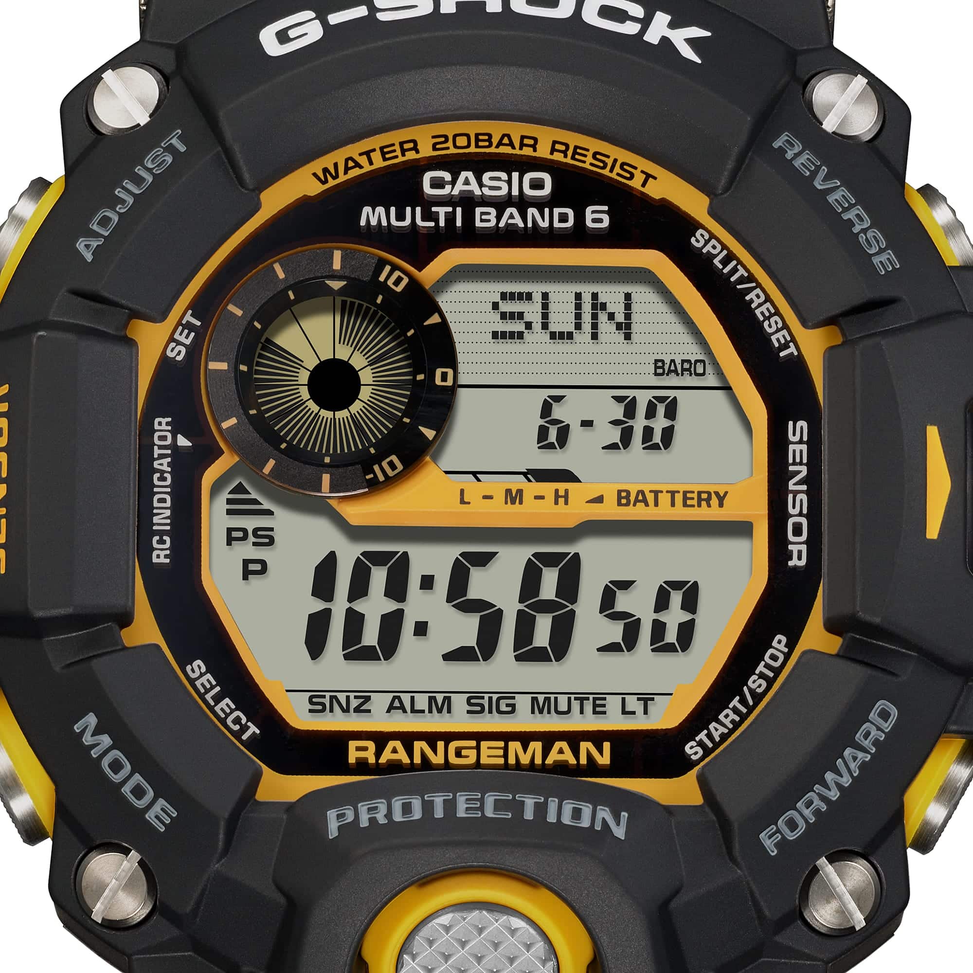 GW-9400Y-1 G-Shock Master of G-Tierra Rangeman Reloj para Caballero Pulsera de Goma - Image 3