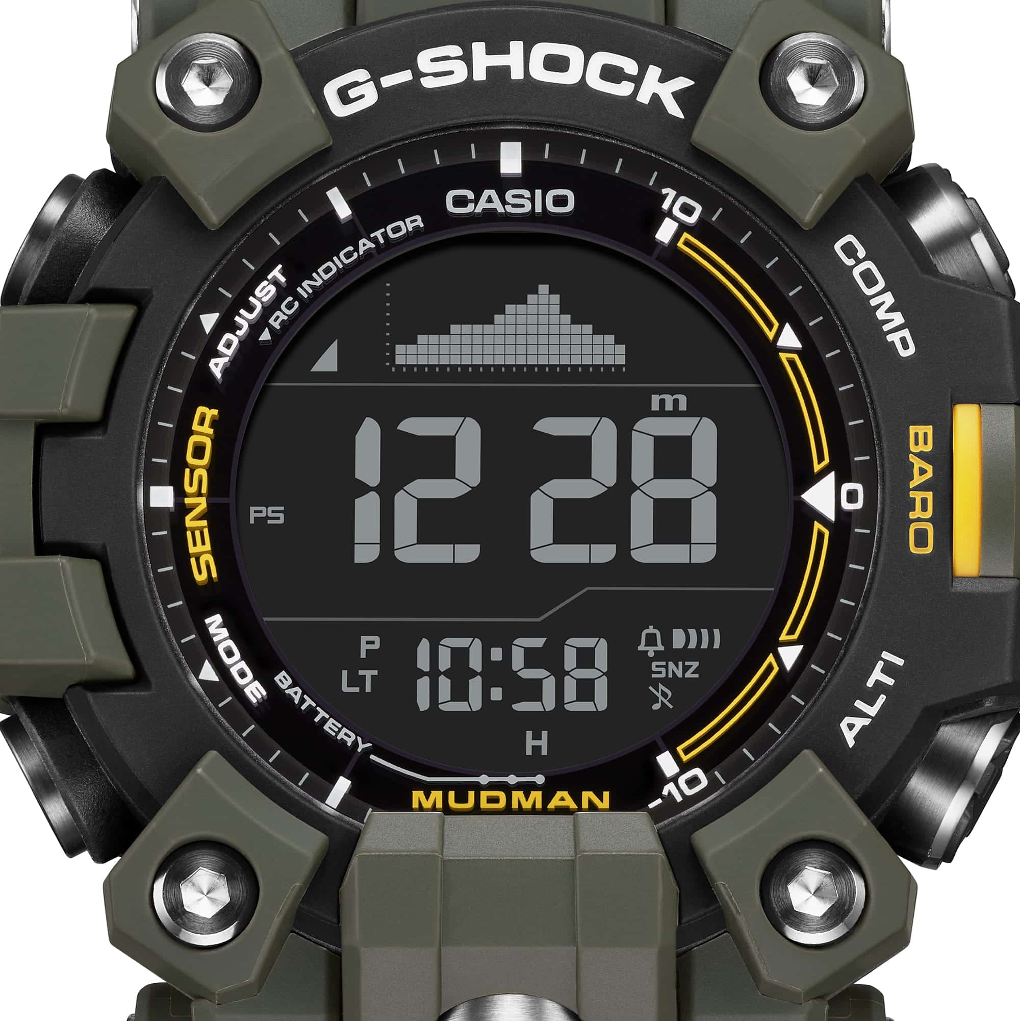GW-9500-3 G-Shock Master of G-Tierra Mudman Reloj para Hombre Pulsera de Resina - Image 11