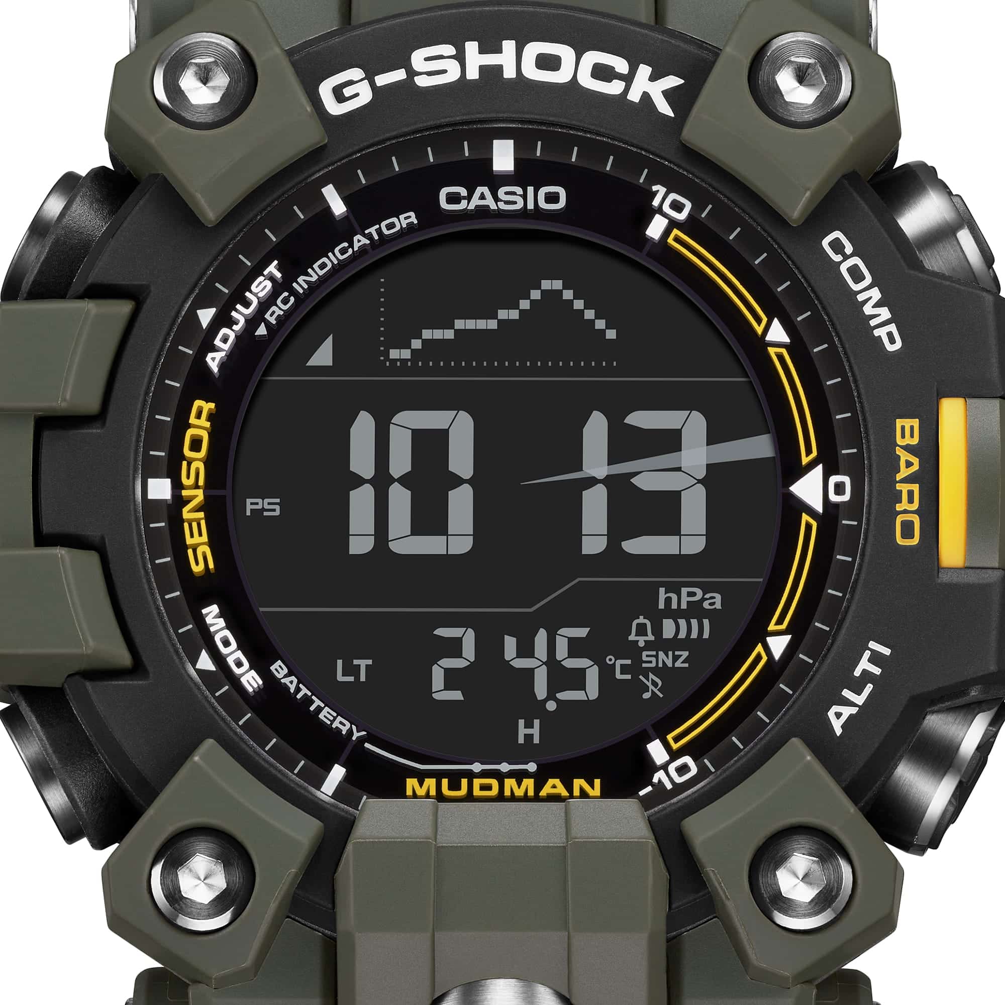 GW-9500-3 G-Shock Master of G-Tierra Mudman Reloj para Hombre Pulsera de Resina - Image 12