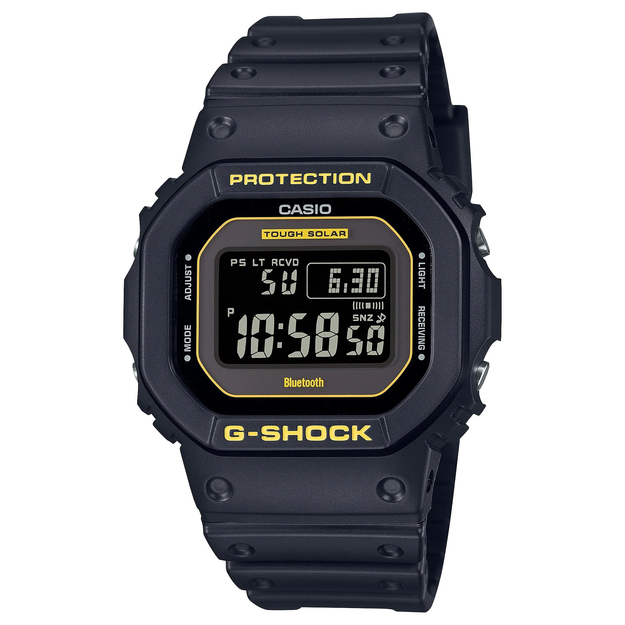 GW-B5600CY-1 G-Shock Reloj para Hombre Pulsera de Caucho con Bluetooth