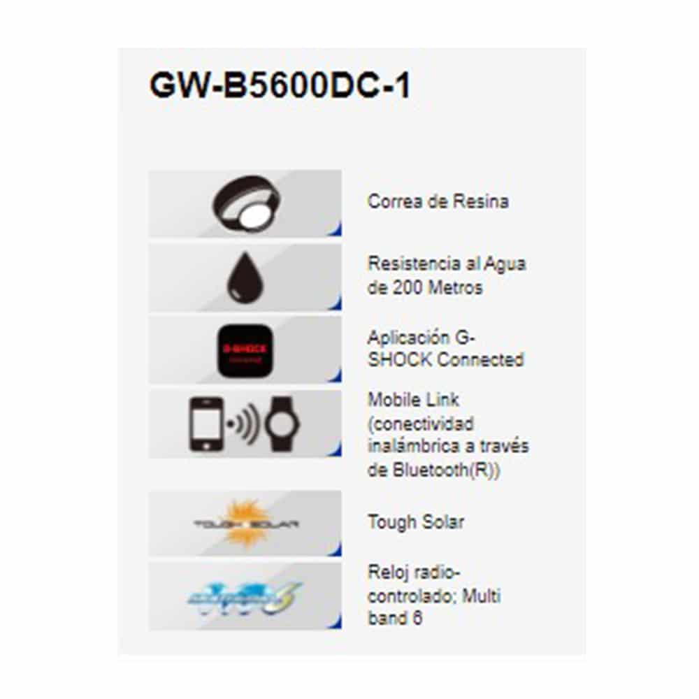 GW-B5600DC-1DR Reloj G-Shock para Hombre - Image 3