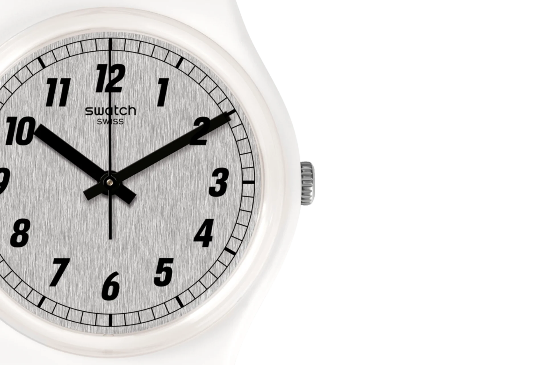 GW194 Reloj Swatch Something White de dama pulsera de resina - Image 5