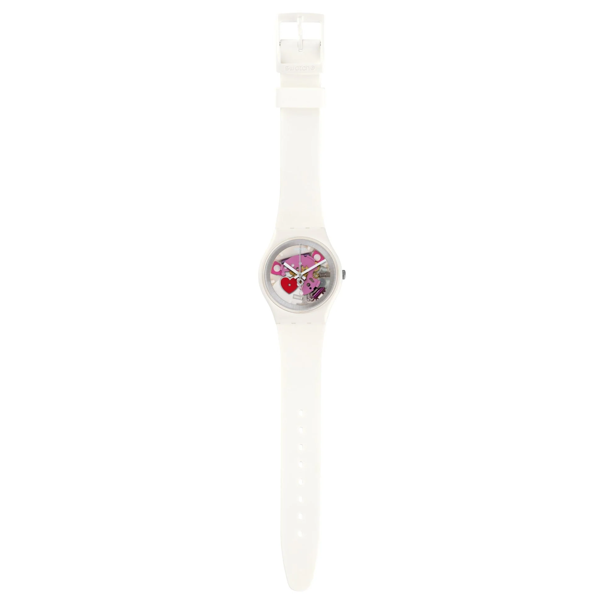 GZ300 Reloj Swatch Tender Present de dama correa de resina - Image 2