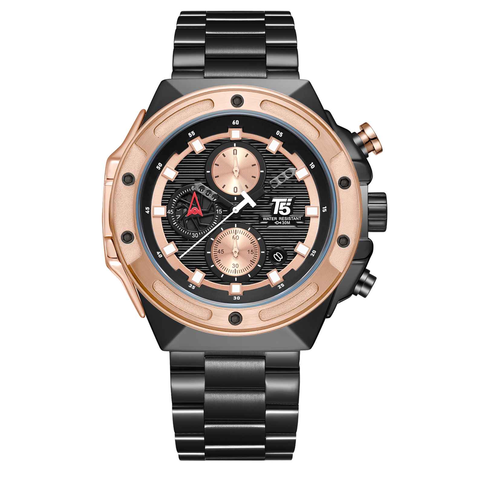 H4067G Reloj T5 para hombre banda de Metal - Image 5