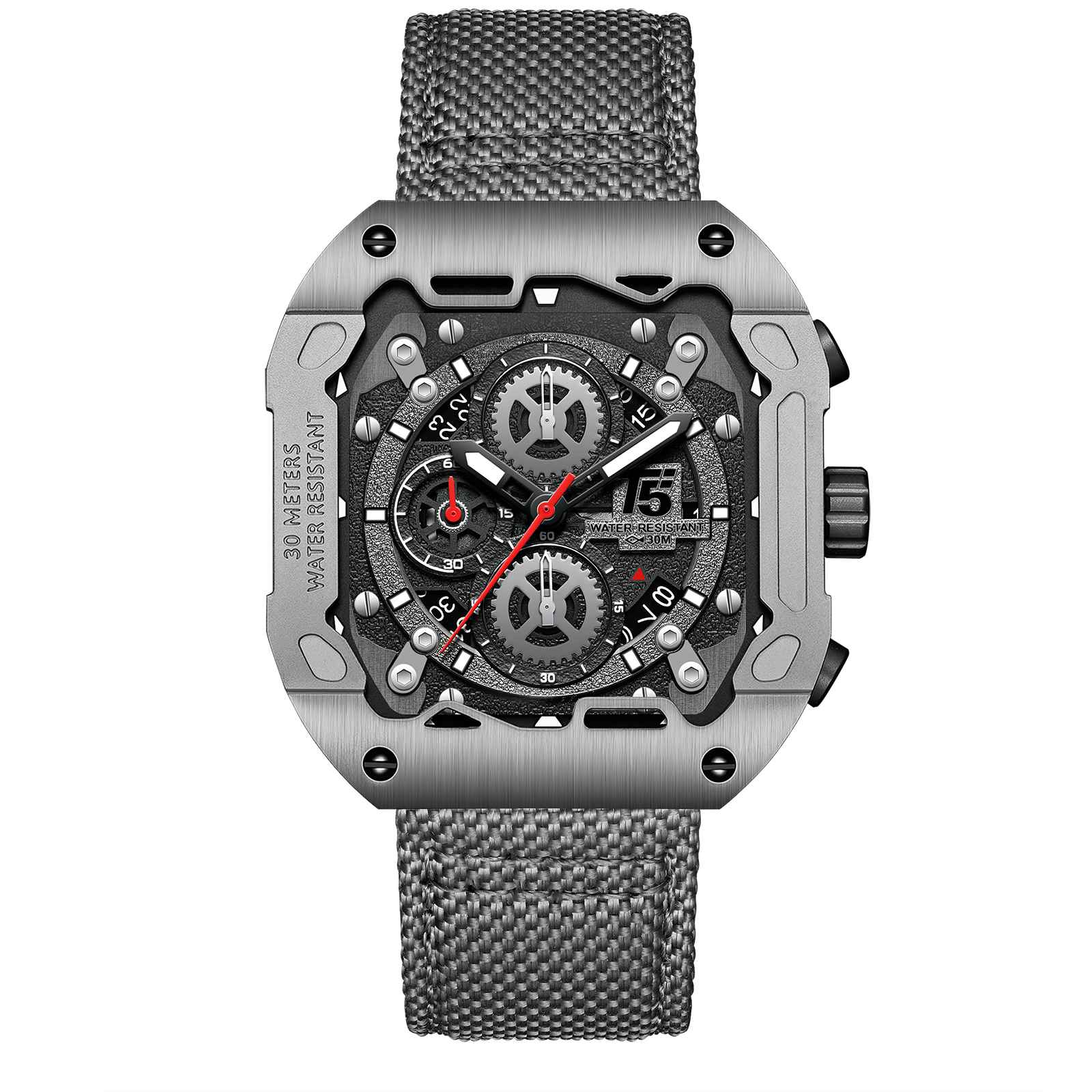 H4096G reloj T5 para caballero correa de tela - Image 2