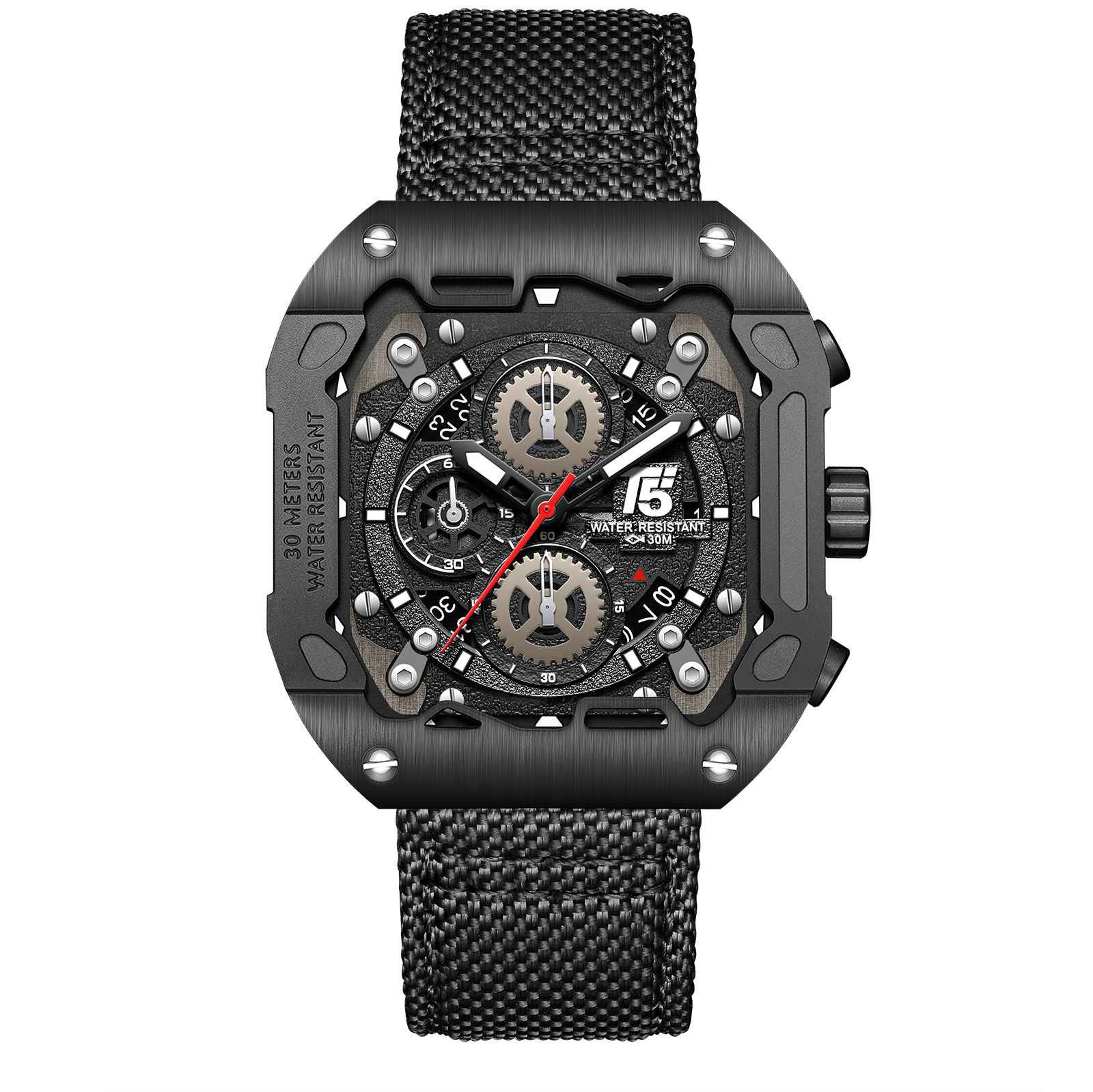 H4096G reloj T5 para caballero correa de tela - Image 3