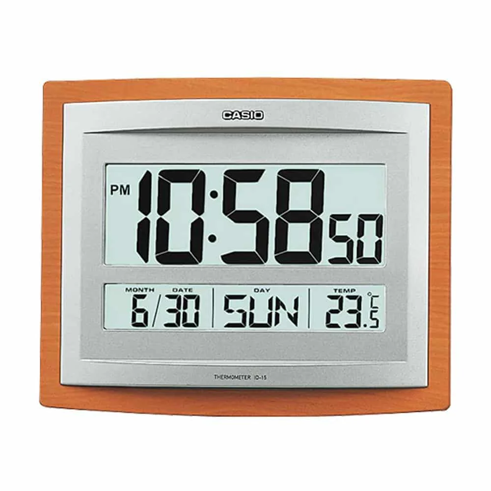 ID-15-5 Casio Reloj de Pared con Termómetro - Image 2