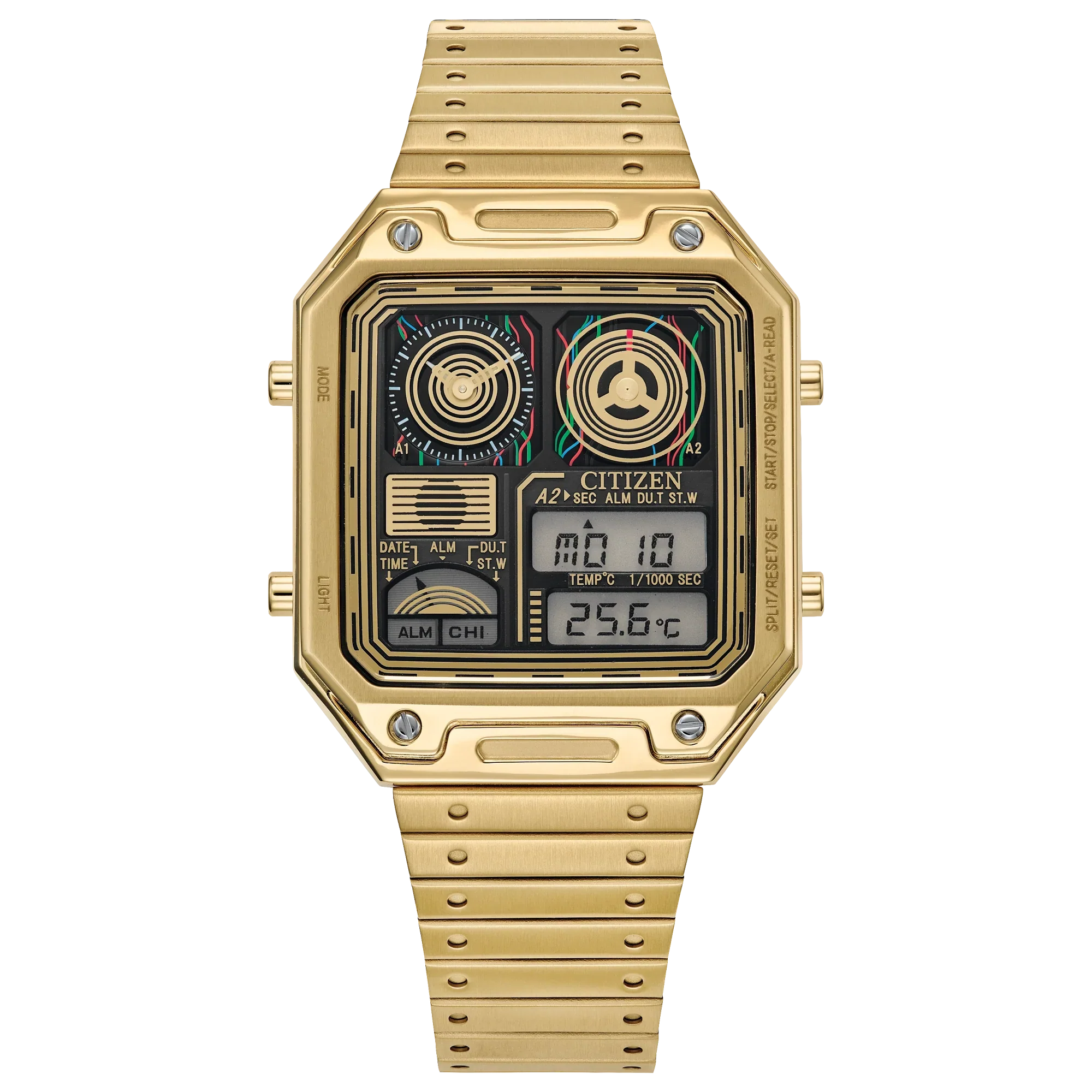 JG2123-59E Reloj Citizen Star Wars C-3PO de hombre correa de metal digital