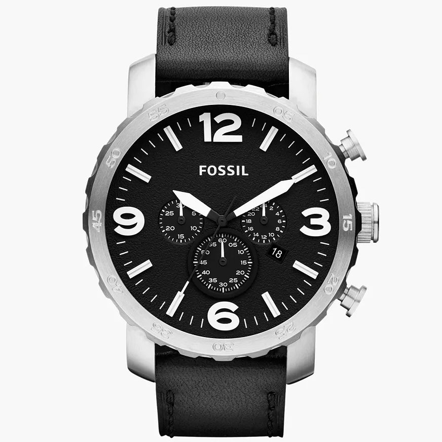 JR1436 Reloj Nate de hombre banda de piel 50 mm