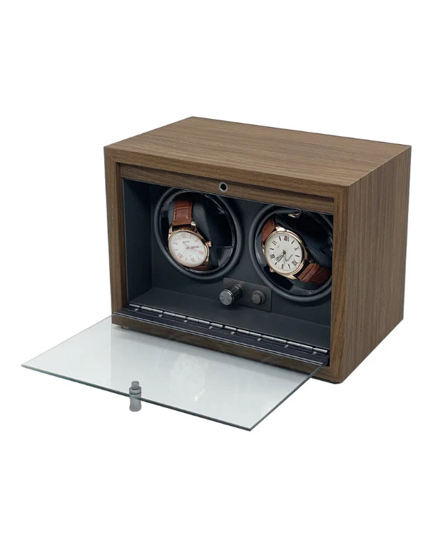 KS-001 Caja de reloj doble giratorio con iluminación