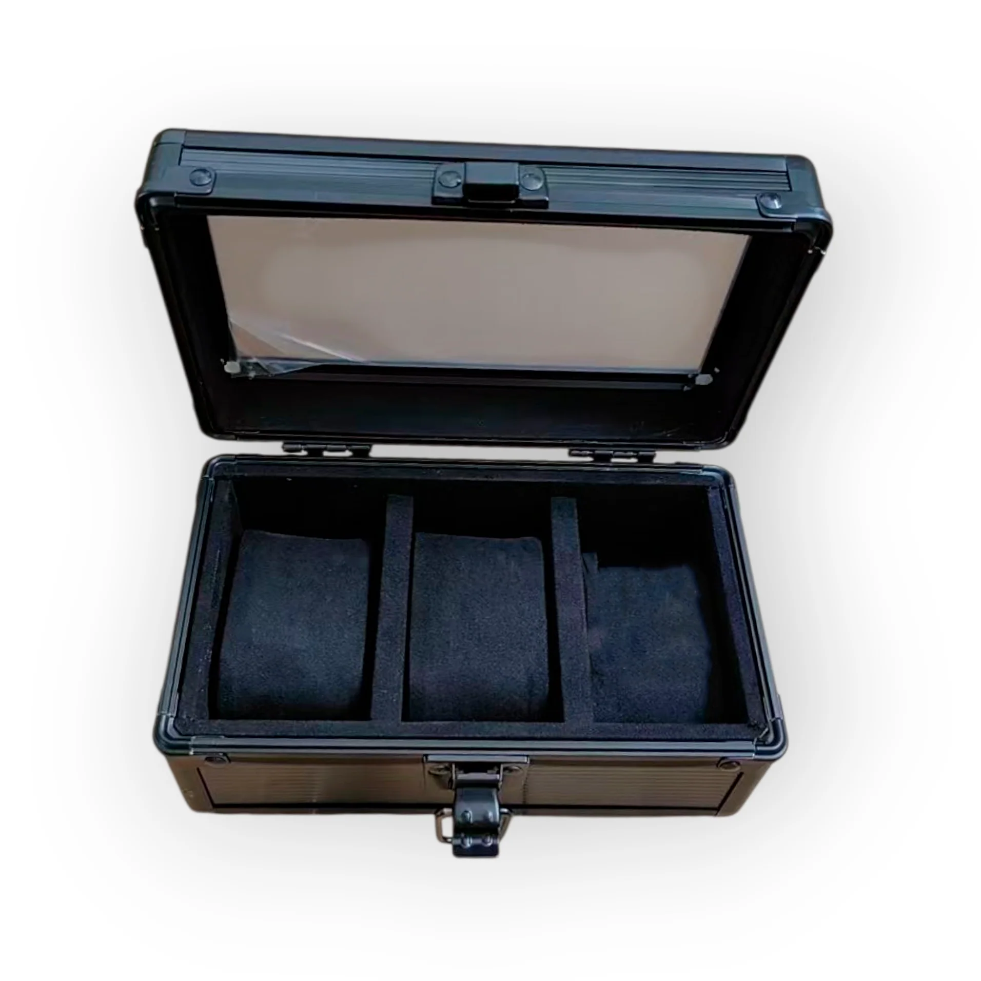 KS-005 Caja de relojes 3 compartimientos de aluminio