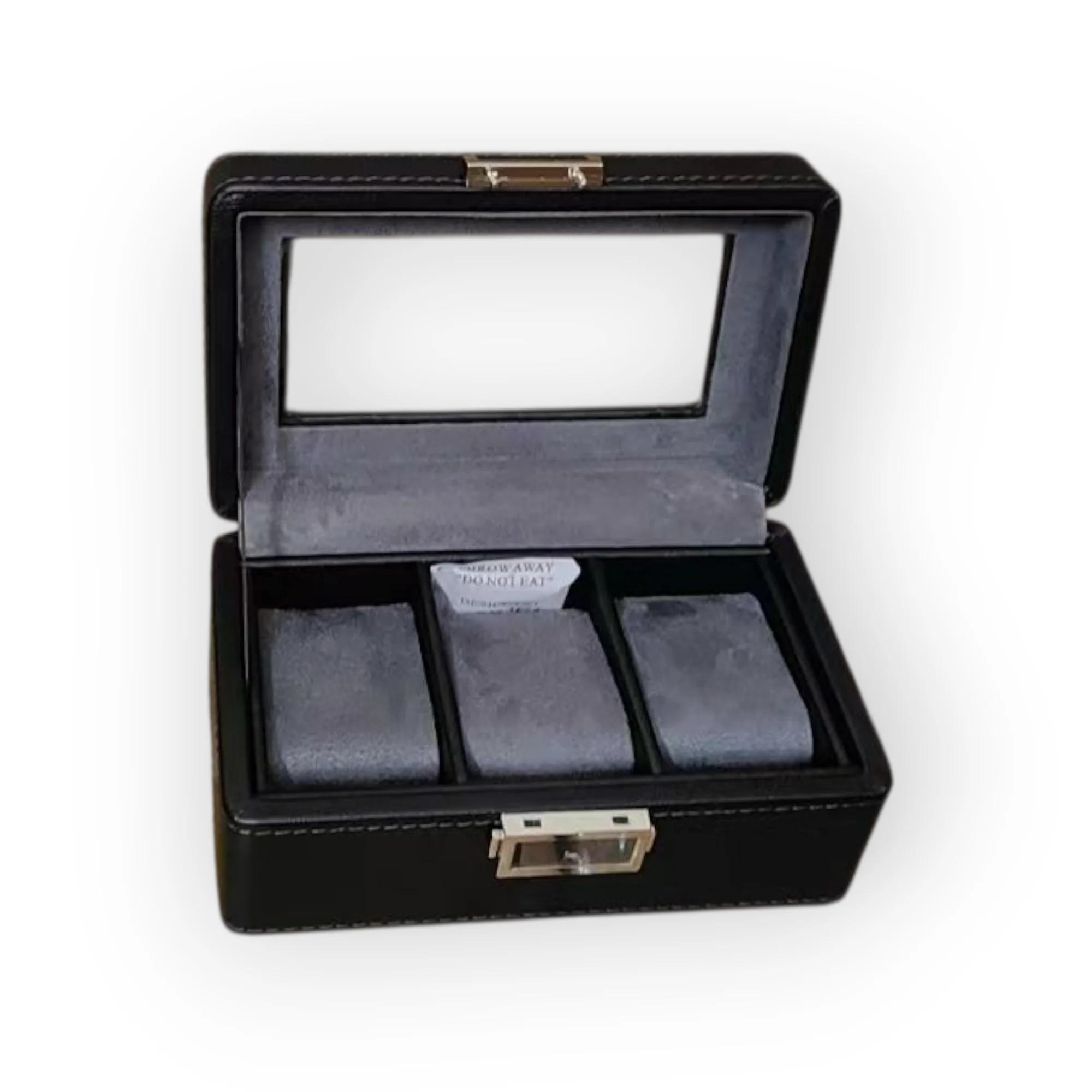 KS-008 Caja de 3 relojes de piel - Image 3