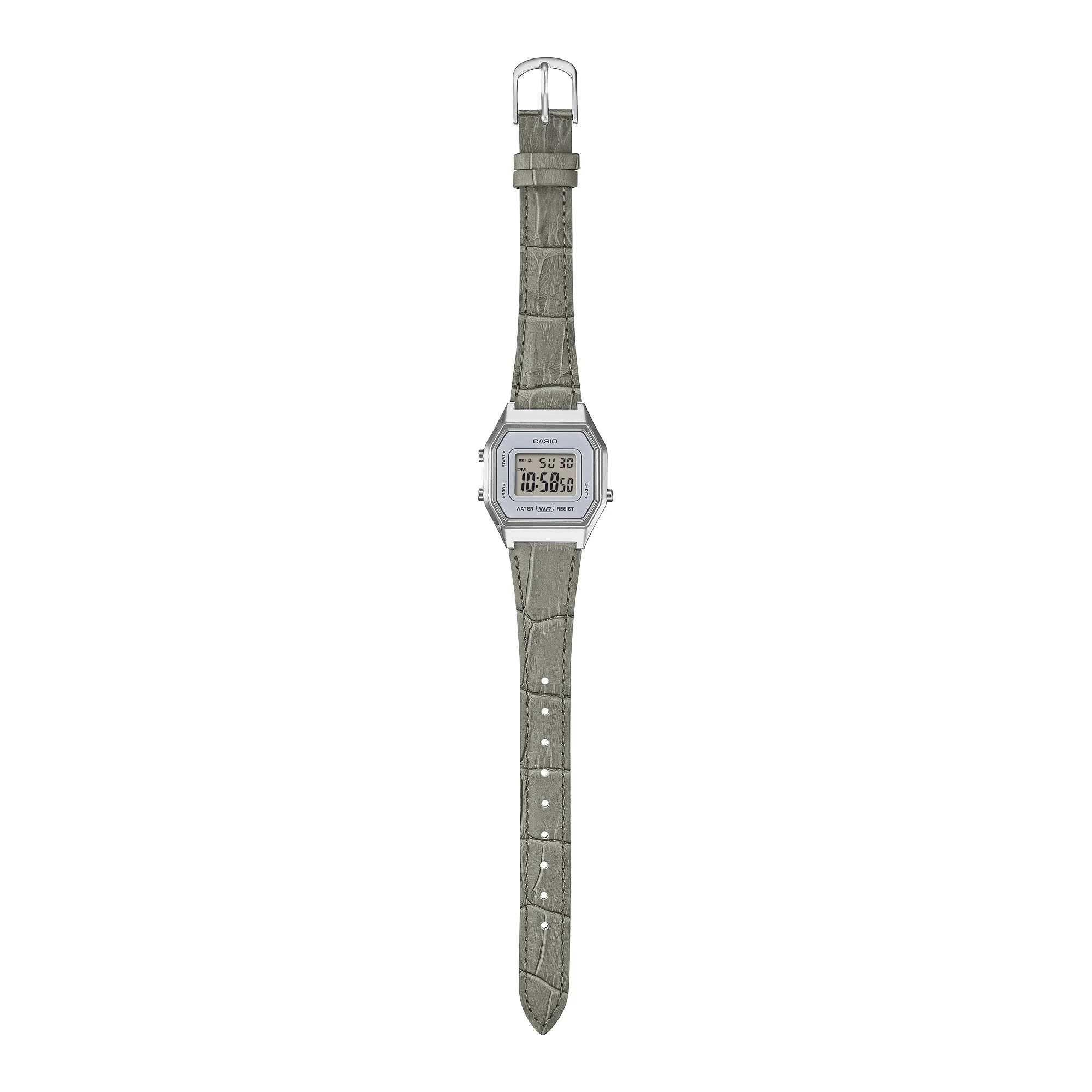 LA680WEL-8A2 Reloj Casio Vintage de mujer banda de piel - Image 2