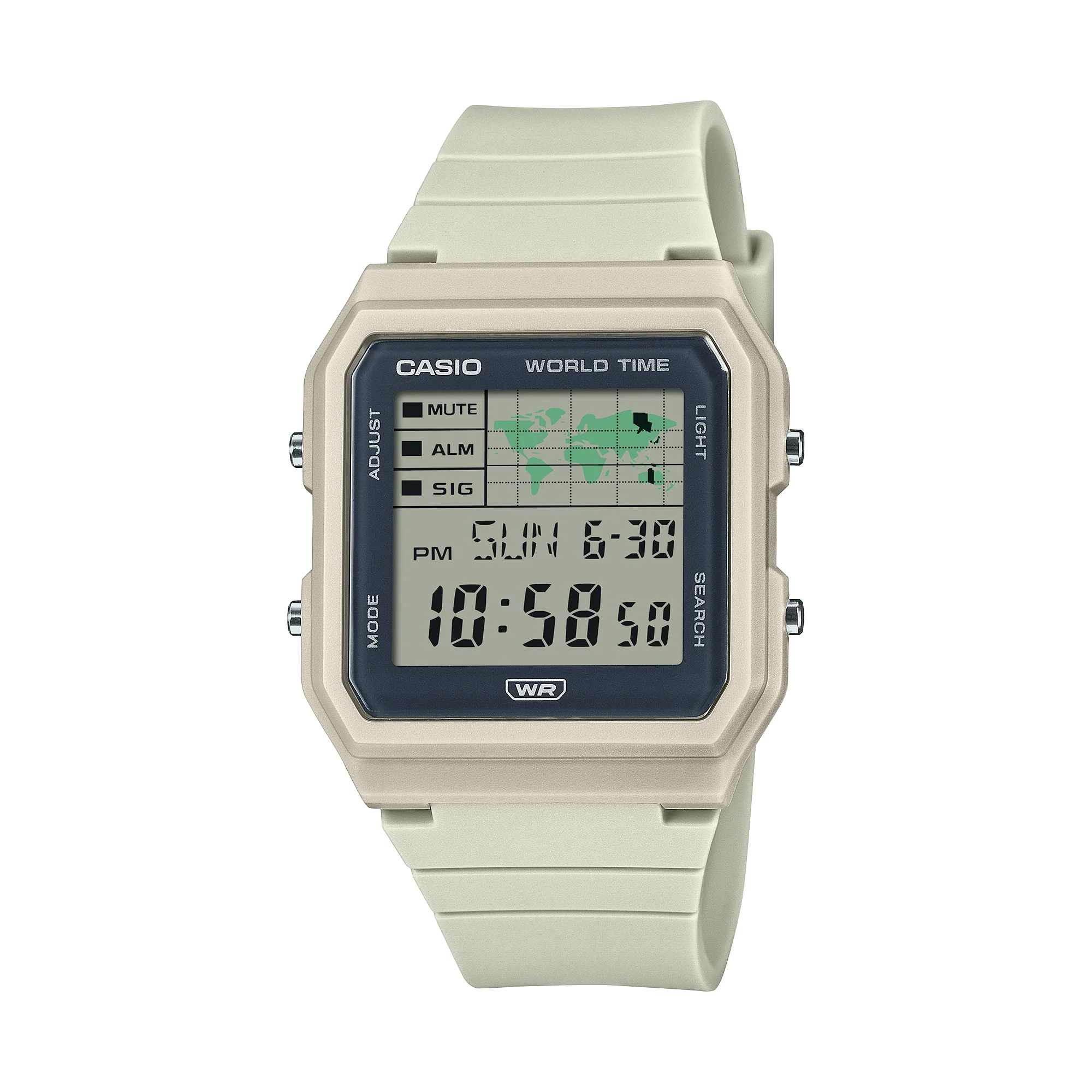 LF-30W-8A Reloj Casio Pop unisex banda de silicona