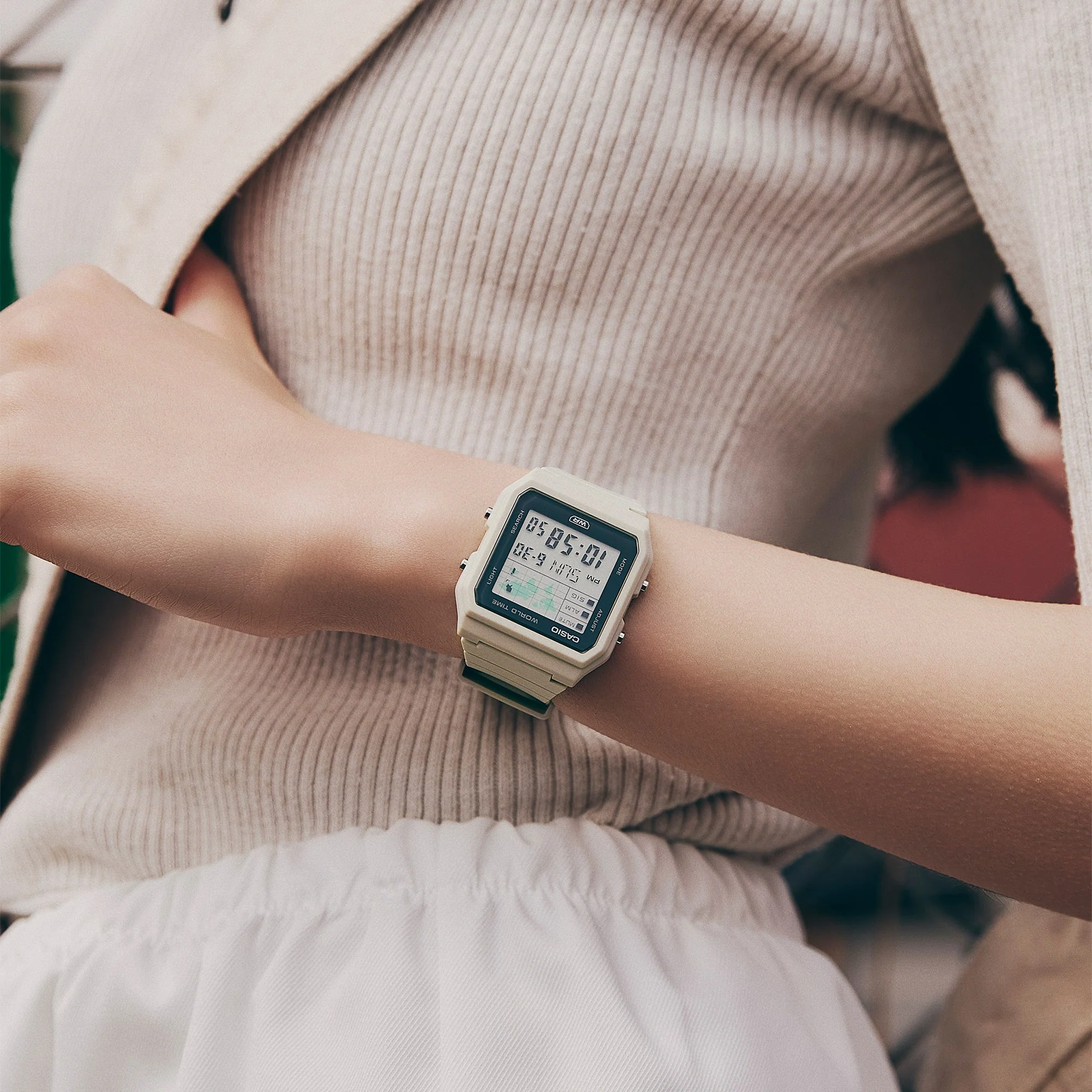 LF-30W-8A Reloj Casio Pop unisex banda de silicona - Image 4