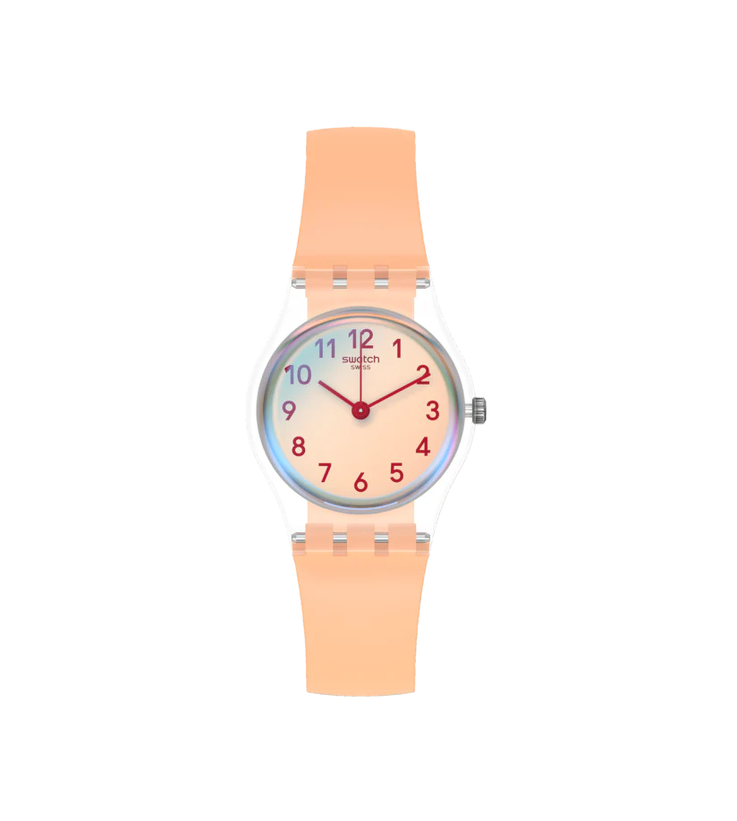 LK395 Swatch Casual Pink de dama correa de resina
