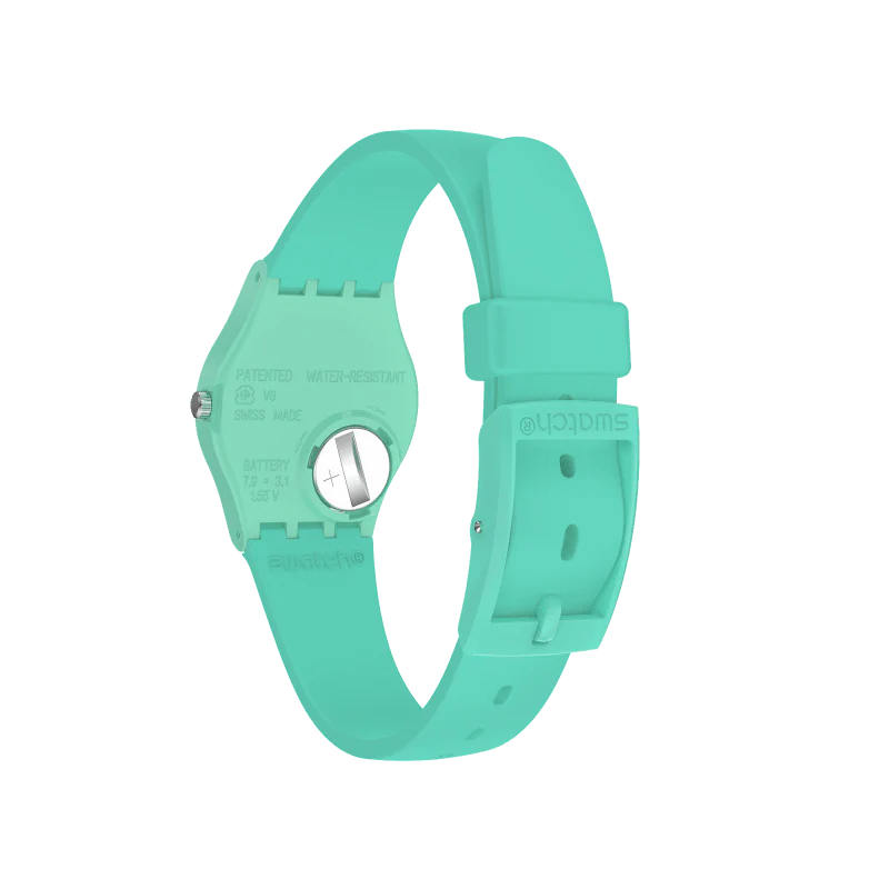 LL115C Reloj Swatch Back To Mint Leave de mujer correa de silicona - Image 3