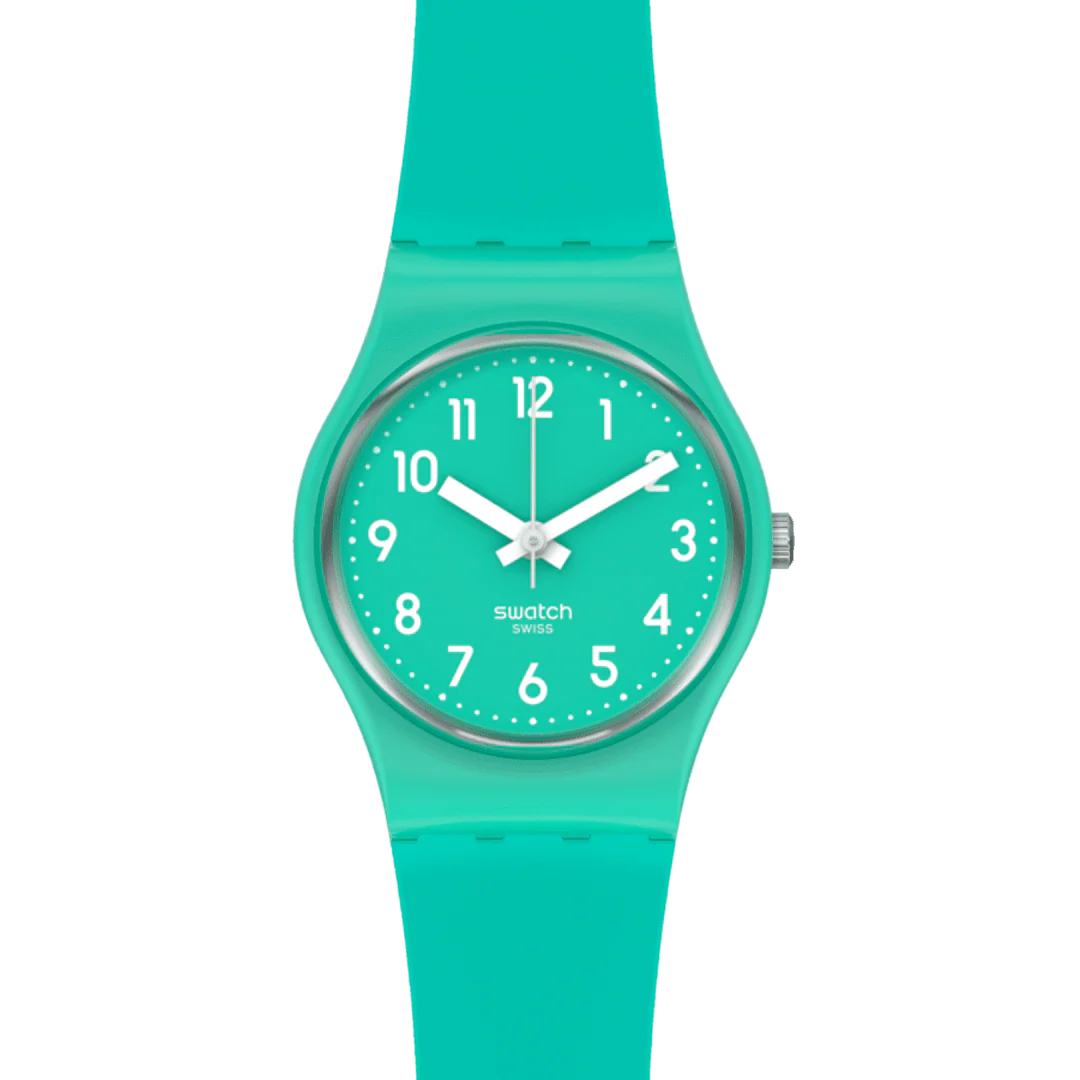 LL115C Reloj Swatch Back To Mint Leave de mujer correa de silicona - Image 6