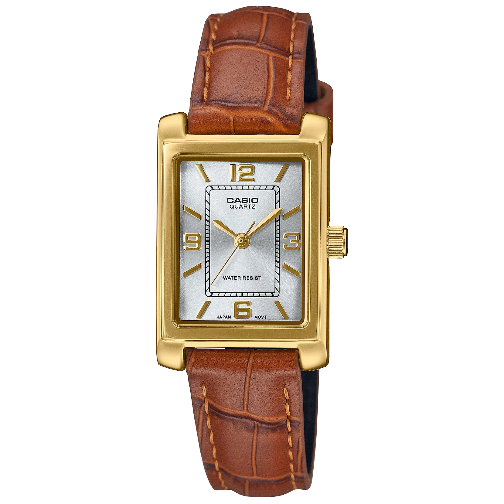 LTP-1234GLL-7A Casio de dama pulsera de piel