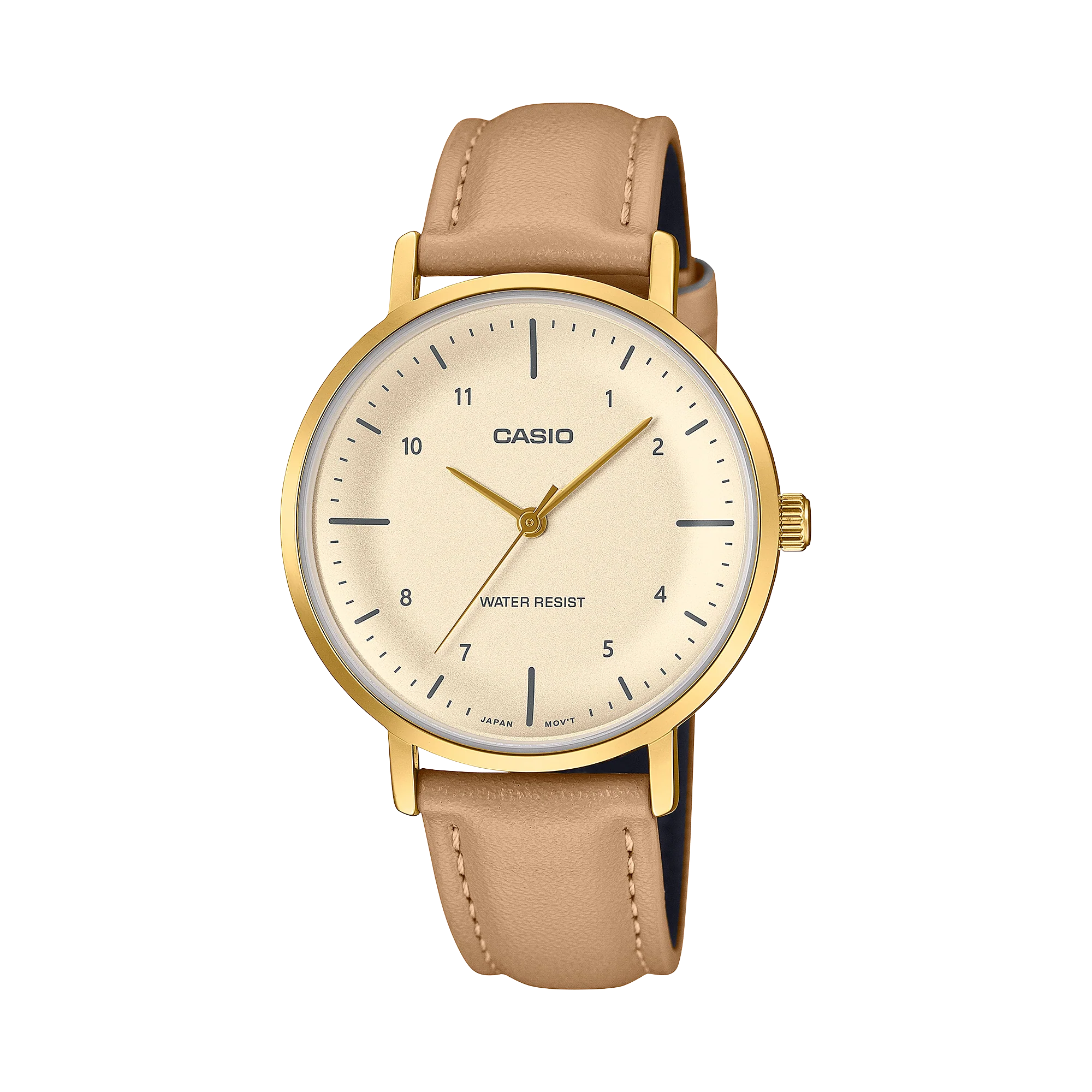 LTP-VT03GL-4B Casio de dama pulsera de piel