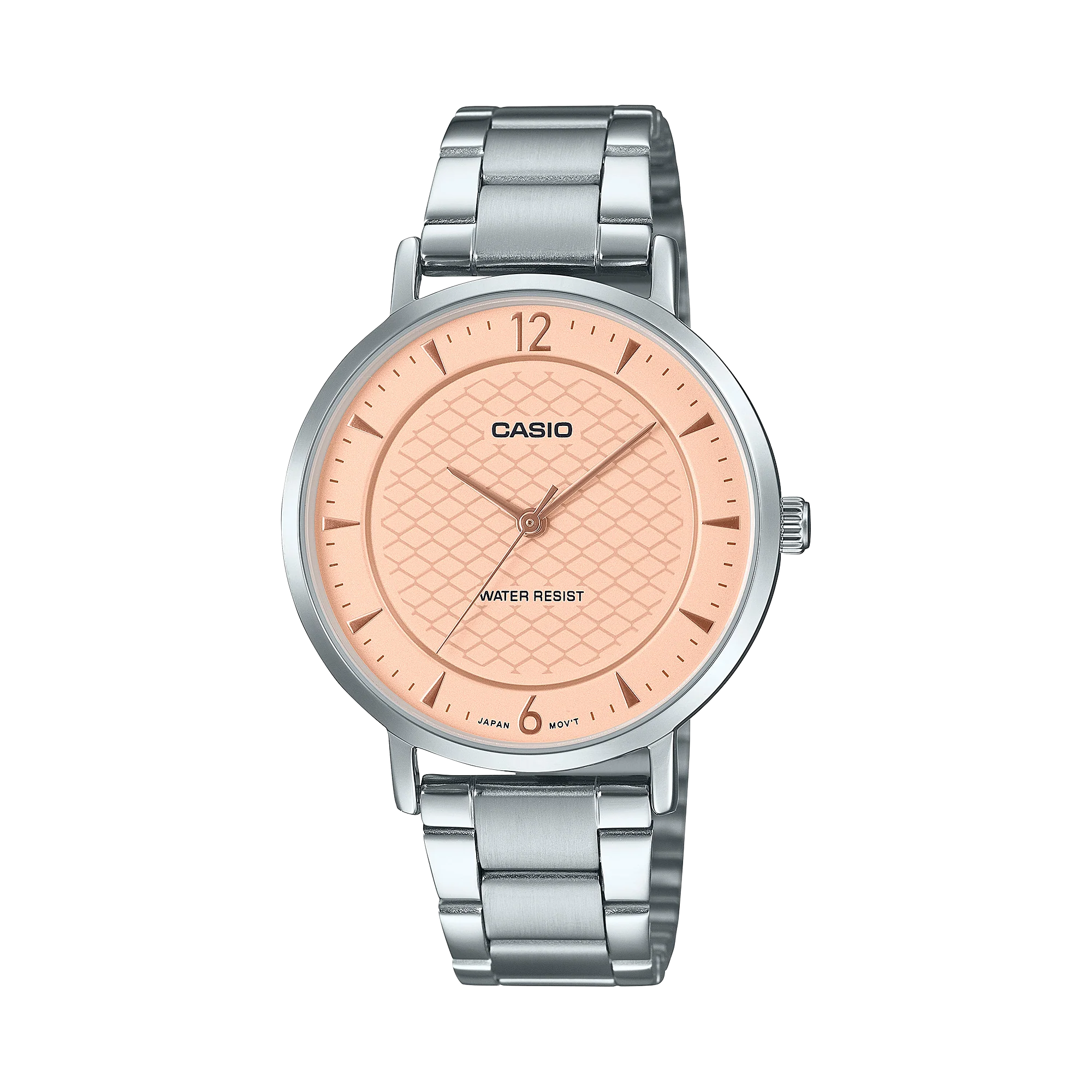 LTP-VT04D-4A Casio de dama pulsera de acero inoxidable