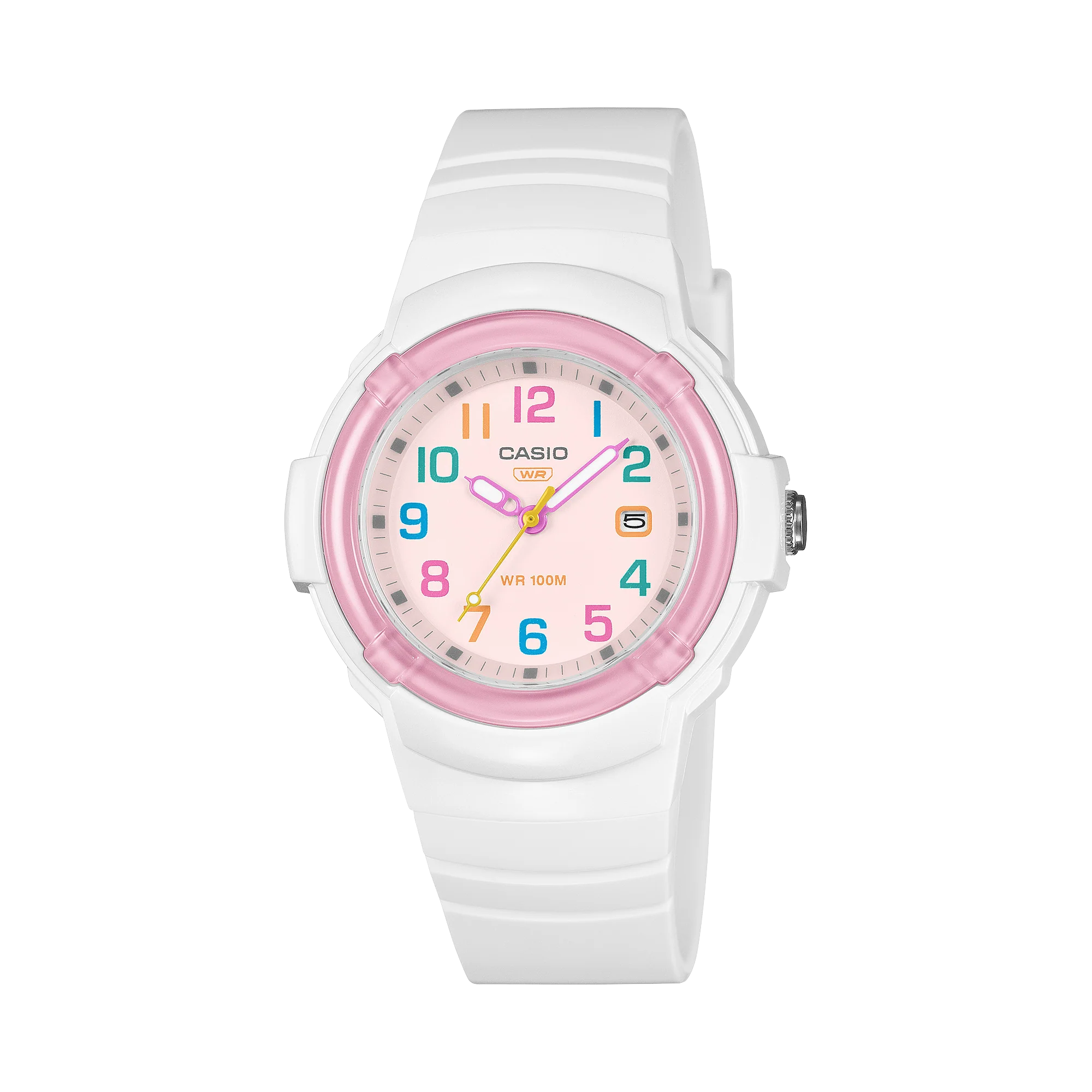 LX-800H-7A1V Reloj Casio de mujer banda de silicona