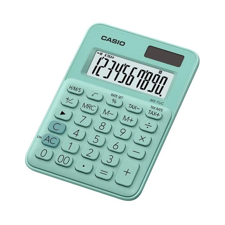 MS-7UC-GN Calculadora Casio de Mesa
