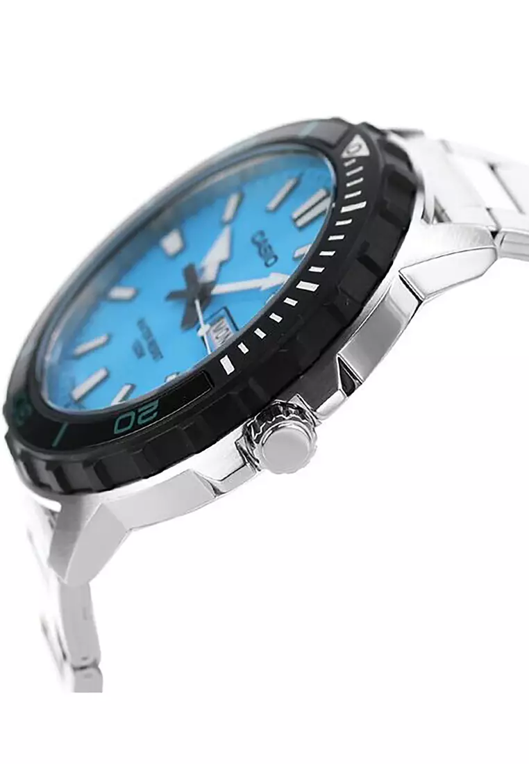 MTD-125D-2A3V Casio de hombre pulsera de acero inoxidable - Image 3
