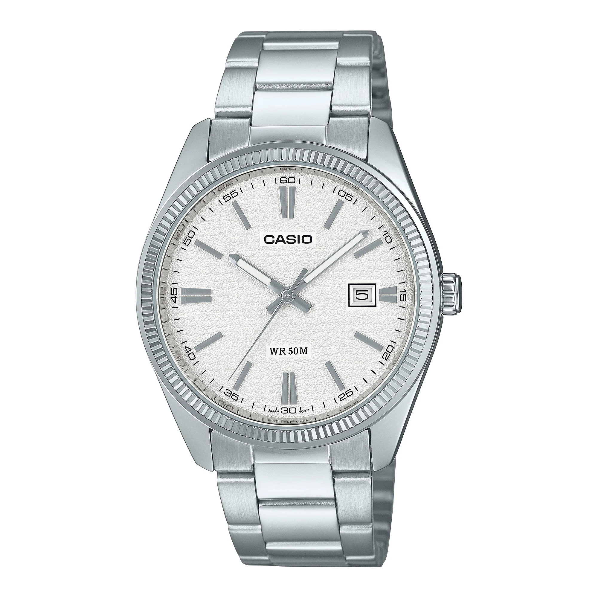 MTP-1302DA-7AV Reloj Casio de caballero banda de metal 44 mm