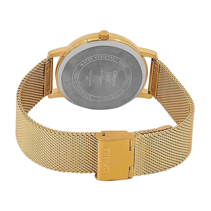 MTP-B135MG-7AV Casio de hombre pulsera mesh - Image 2