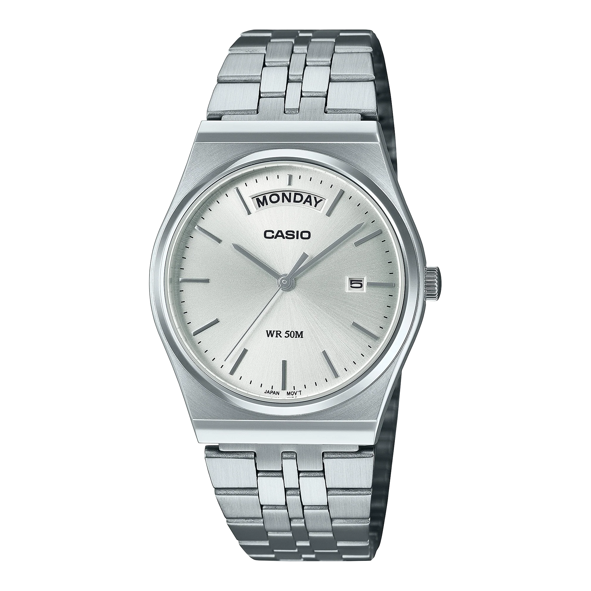 MTP-B146D-7AV Casio Reloj para caballero pulsera de acero inoxidable
