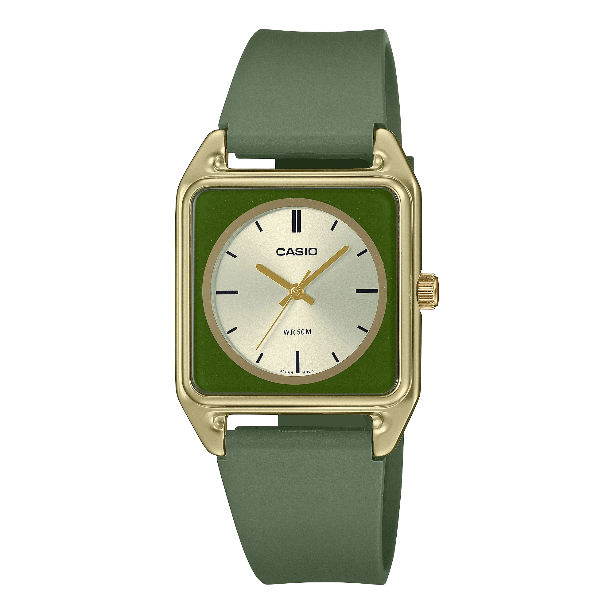 MTP-B170-3EV Reloj Casio de dama correa de caucho