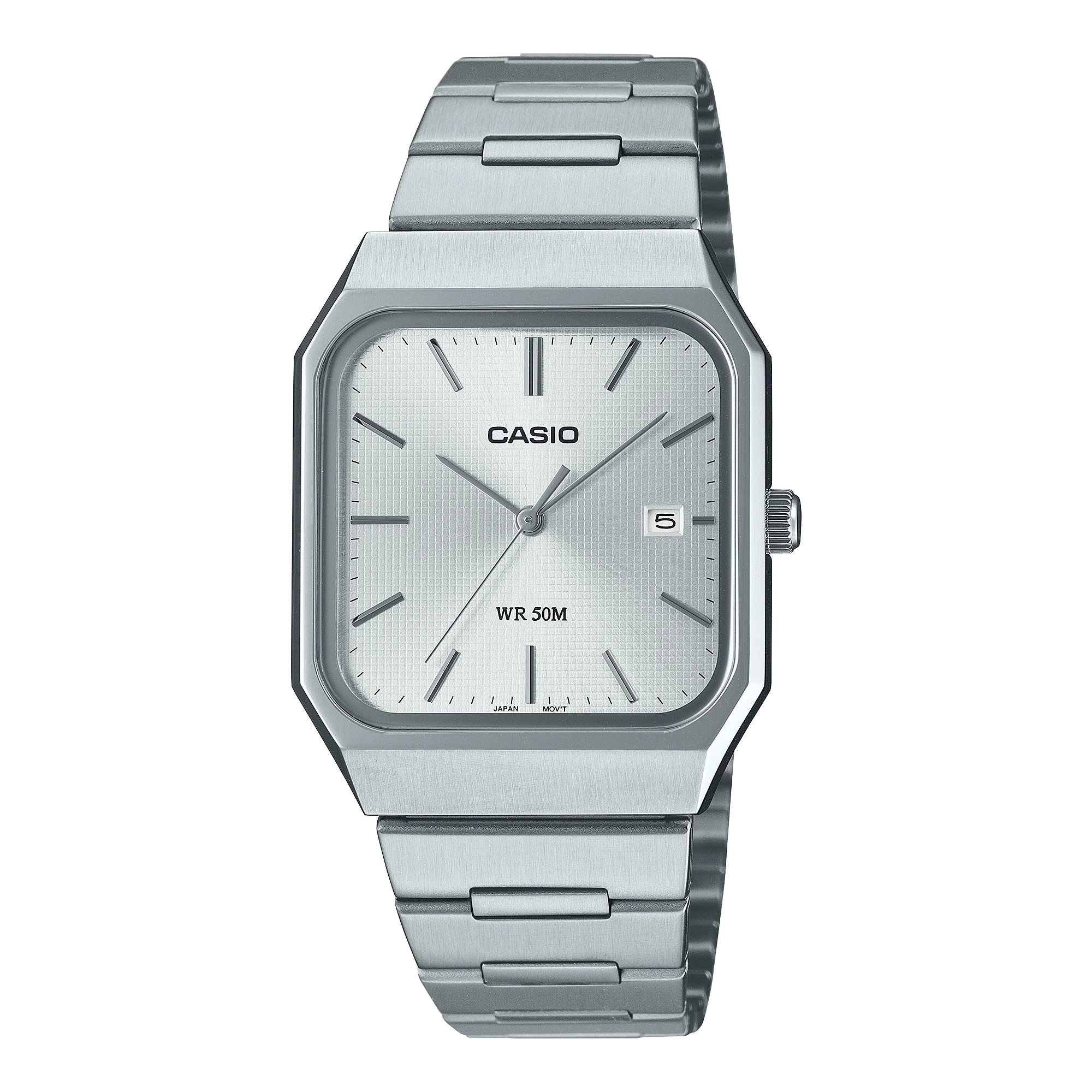 MTP-B185D-7AV Reloj Casio de hombre pulsera de acero inoxidable 40 mm