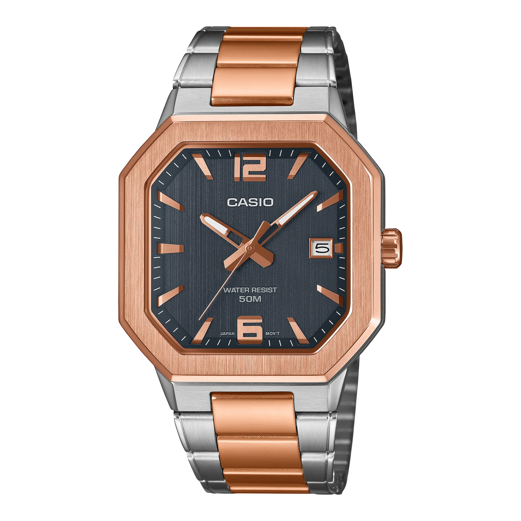 MTP-B195RG-2AV Reloj Casio de hombre correa de metal