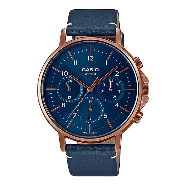 MTP-E321RL-2AV Casio de hombre pulsera de piel